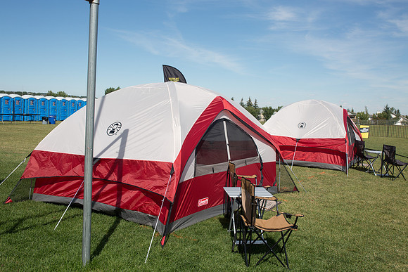 SETUP CAMP GLANCING TENTS - TheRideAB - Alberta Cancer Foundation--3