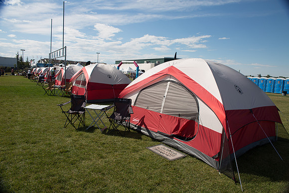 SETUP CAMP GLANCING TENTS - TheRideAB - Alberta Cancer Foundation--7