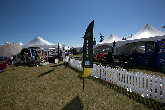 SETUP CAMP HOSPITALITY TENTS - TheRideAB - Alberta Cancer Foundation-