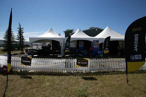SETUP CAMP HOSPITALITY TENTS - TheRideAB - Alberta Cancer Foundation--3