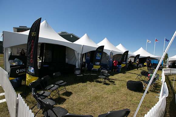 SETUP CAMP HOSPITALITY TENTS - TheRideAB - Alberta Cancer Foundation--7