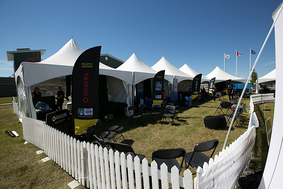 SETUP CAMP HOSPITALITY TENTS - TheRideAB - Alberta Cancer Foundation--8