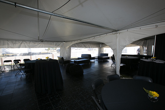 SETUP CAMP HOSPITALITY TENTS - TheRideAB - Alberta Cancer Foundation--12