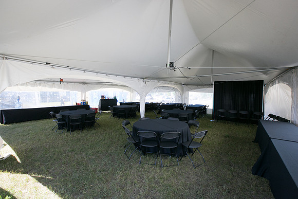 SETUP CAMP HOSPITALITY TENTS - TheRideAB - Alberta Cancer Foundation--26