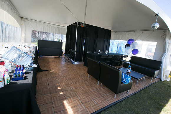 SETUP CAMP HOSPITALITY TENTS - TheRideAB - Alberta Cancer Foundation--39