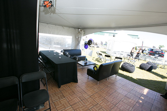 SETUP CAMP HOSPITALITY TENTS - TheRideAB - Alberta Cancer Foundation--44