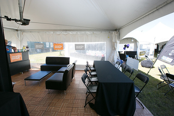 SETUP CAMP HOSPITALITY TENTS - TheRideAB - Alberta Cancer Foundation--50