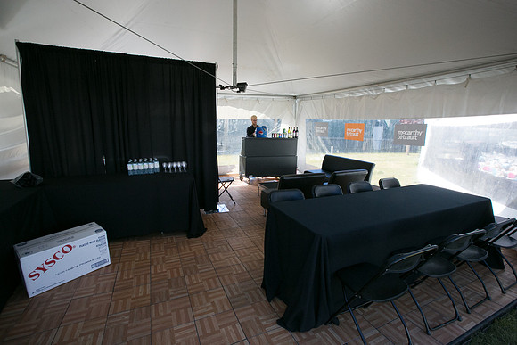 SETUP CAMP HOSPITALITY TENTS - TheRideAB - Alberta Cancer Foundation--59