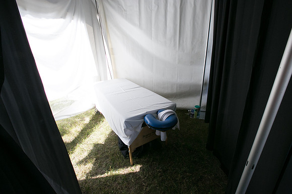 SETUP CAMP HOSPITALITY TENTS - TheRideAB - Alberta Cancer Foundation--75