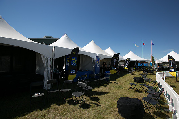SETUP CAMP HOSPITALITY TENTS - TheRideAB - Alberta Cancer Foundation--80