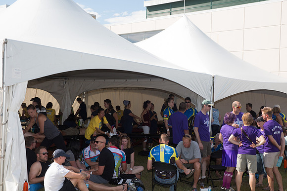 SETUP CAMP HOSPITALITY TENTS - TheRideAB - Alberta Cancer Foundation--92