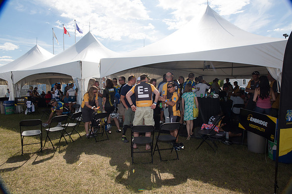 SETUP CAMP HOSPITALITY TENTS - TheRideAB - Alberta Cancer Foundation--94