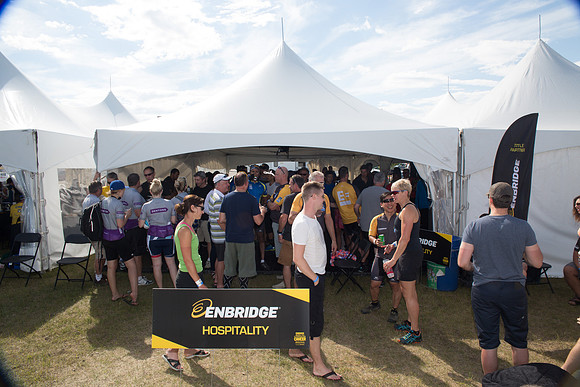 SETUP CAMP HOSPITALITY TENTS - TheRideAB - Alberta Cancer Foundation--95