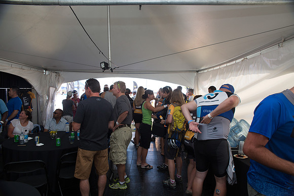SETUP CAMP HOSPITALITY TENTS - TheRideAB - Alberta Cancer Foundation--96