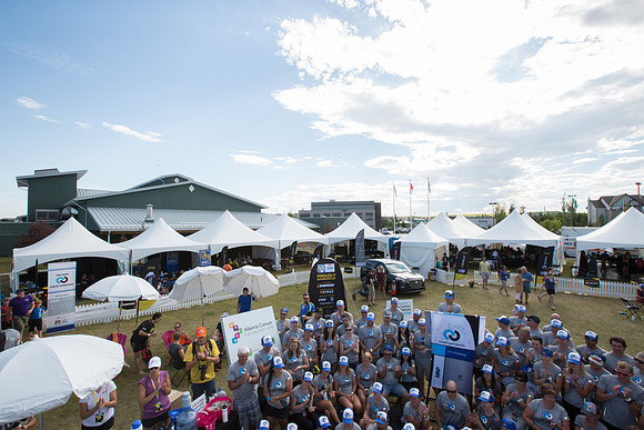 SETUP CAMP HOSPITALITY TENTS - TheRideAB - Alberta Cancer Foundation--111