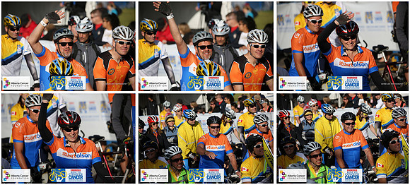 COLLAGES -Team Stuart Olson - Ride to Conquer Cancer