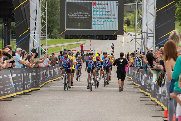 FINISH LINE CROSSING --4545